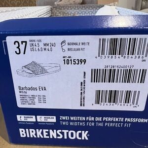 Birkenstock Barbados EVA Slides - White